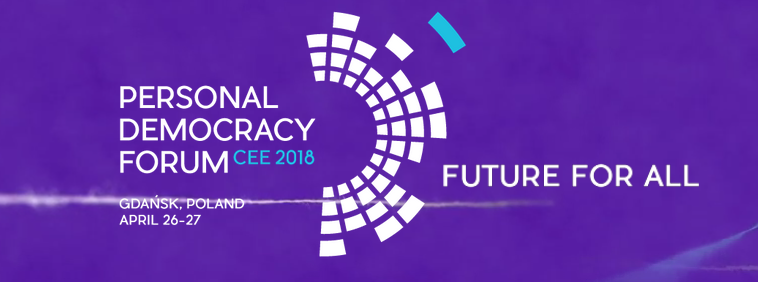 Event cover image for 國際出訪：Personal Democracy Forum Central and Eastern Europe(PDFCEE)　個人民主論壇 PDF 2018