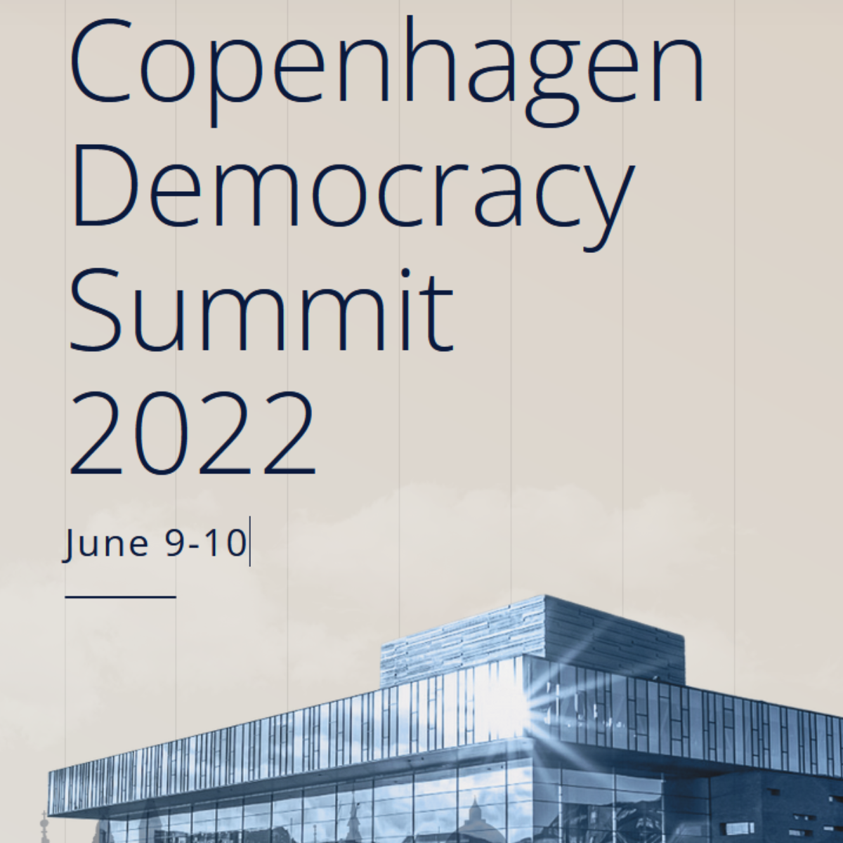 Event cover image for Copenhagen Democracy Summit