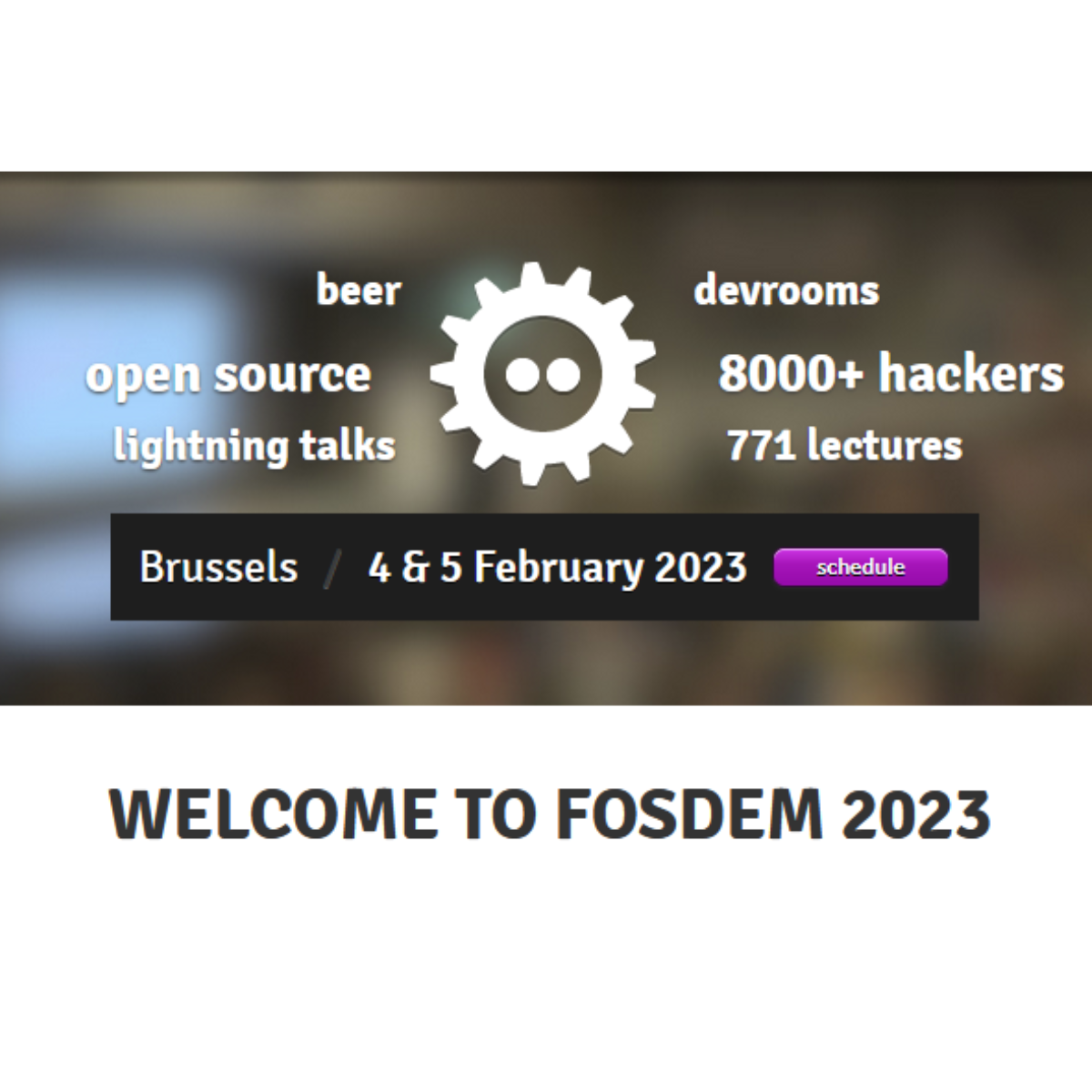 Event cover image for FOSDEM 2023