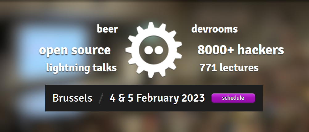 Event cover image for FOSDEM 2023 心得分享