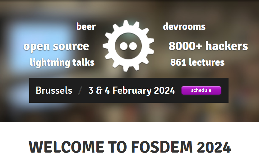 Event cover image for FOSDEM 2024 心得分享