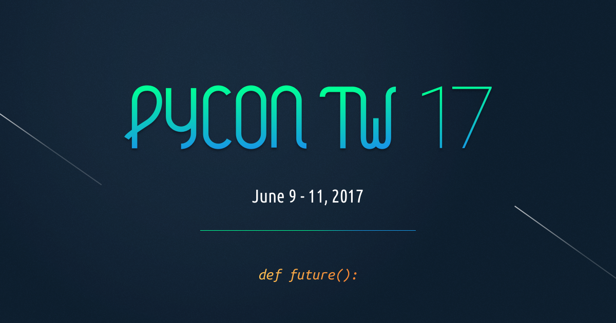 Event cover image for PyCon Taiwan 2017
