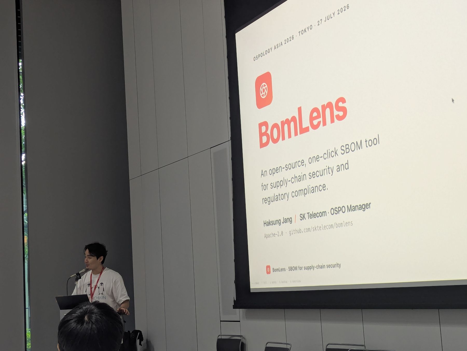 Haksung Jang 在 OSPOlogy Asia 2026 分享 BomLens